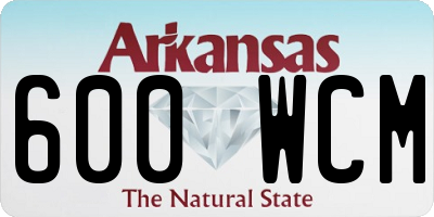 AR license plate 600WCM