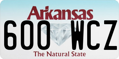 AR license plate 600WCZ