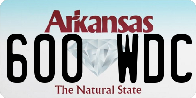AR license plate 600WDC