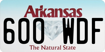 AR license plate 600WDF
