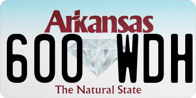 AR license plate 600WDH