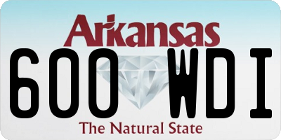 AR license plate 600WDI