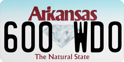 AR license plate 600WDO