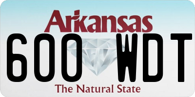 AR license plate 600WDT