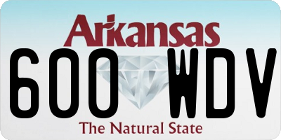 AR license plate 600WDV