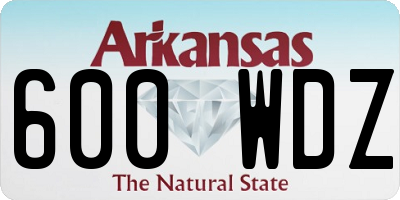 AR license plate 600WDZ