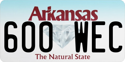 AR license plate 600WEC