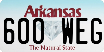 AR license plate 600WEG