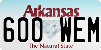 AR license plate 600WEM