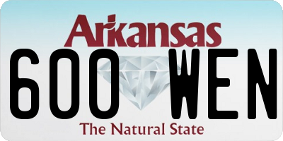 AR license plate 600WEN