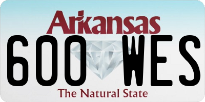 AR license plate 600WES
