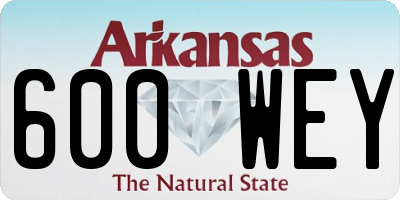 AR license plate 600WEY