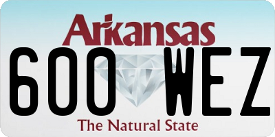 AR license plate 600WEZ