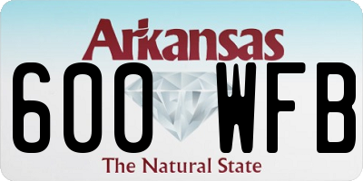 AR license plate 600WFB