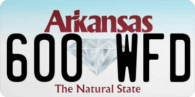 AR license plate 600WFD