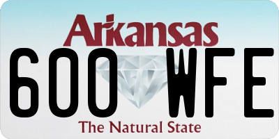 AR license plate 600WFE