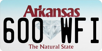 AR license plate 600WFI