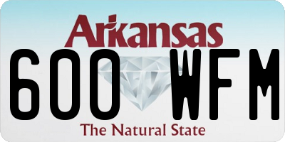 AR license plate 600WFM
