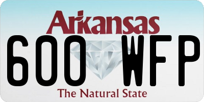 AR license plate 600WFP