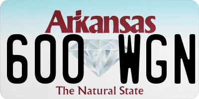 AR license plate 600WGN