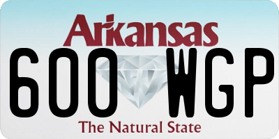 AR license plate 600WGP