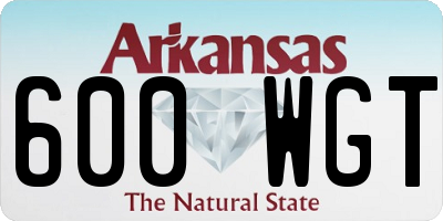 AR license plate 600WGT