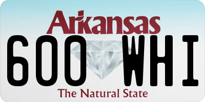 AR license plate 600WHI