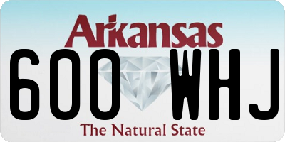 AR license plate 600WHJ