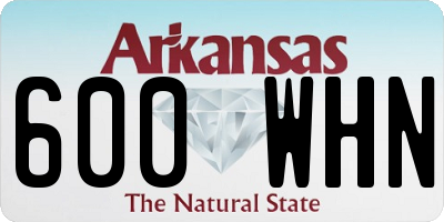 AR license plate 600WHN