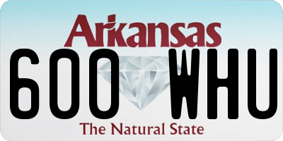 AR license plate 600WHU