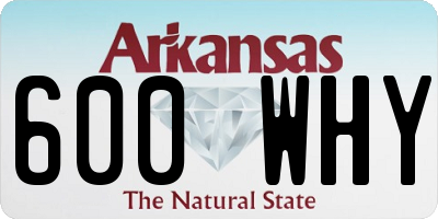 AR license plate 600WHY