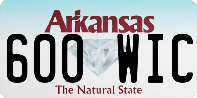 AR license plate 600WIC