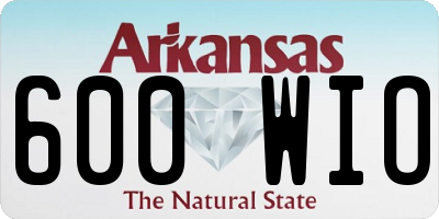AR license plate 600WIO