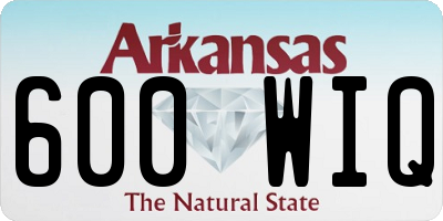 AR license plate 600WIQ