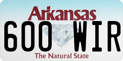 AR license plate 600WIR