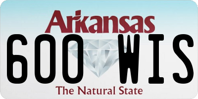 AR license plate 600WIS