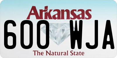 AR license plate 600WJA