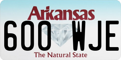 AR license plate 600WJE