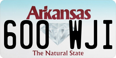 AR license plate 600WJI