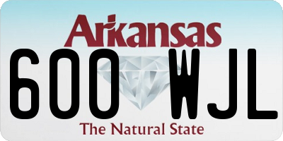 AR license plate 600WJL