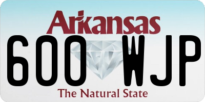 AR license plate 600WJP