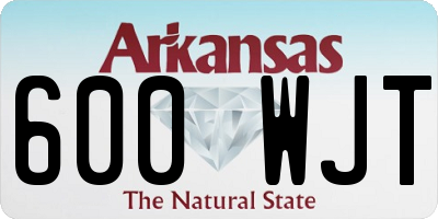 AR license plate 600WJT
