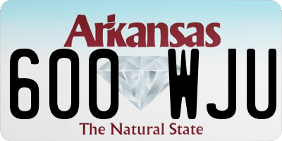AR license plate 600WJU