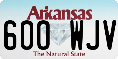 AR license plate 600WJV