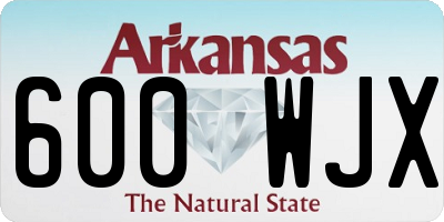 AR license plate 600WJX