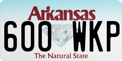 AR license plate 600WKP