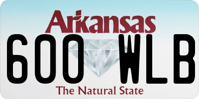 AR license plate 600WLB