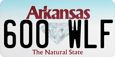 AR license plate 600WLF