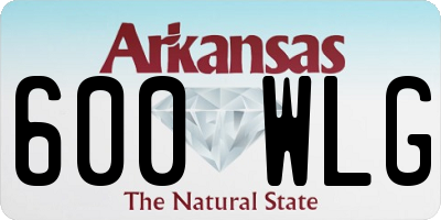 AR license plate 600WLG