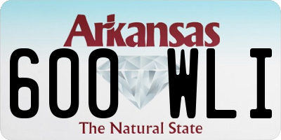 AR license plate 600WLI